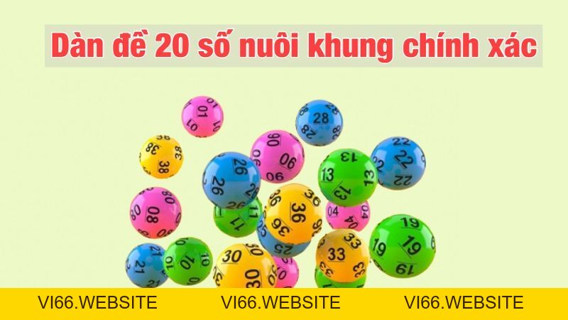 Dàn đề 20 số – Cách tạo dàn chuẩn xác và kinh nghiệm chơi đề - vi66